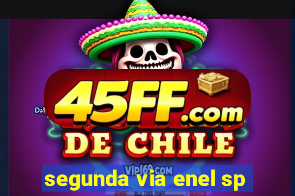 segunda via enel sp